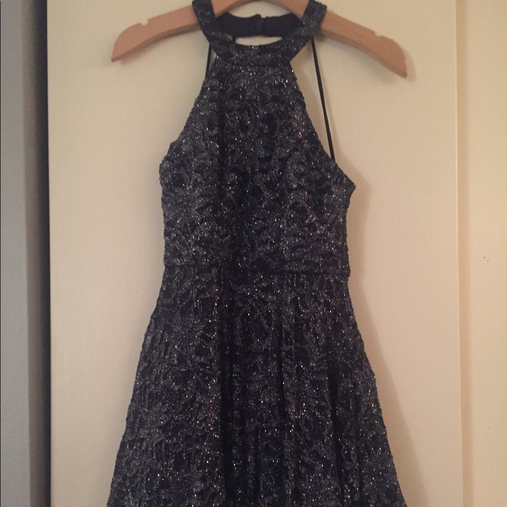 Dark blue, glitter event dress